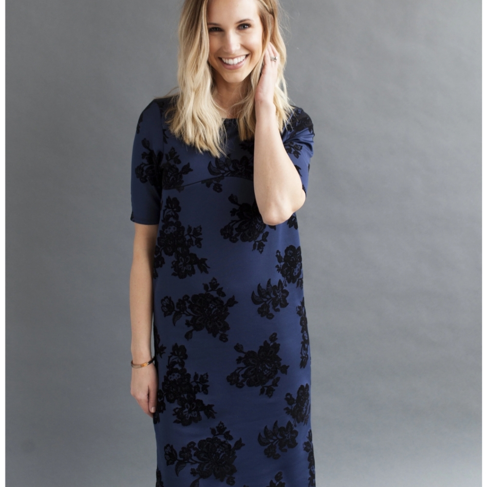 Harper and Bay Shift Nursing Dress